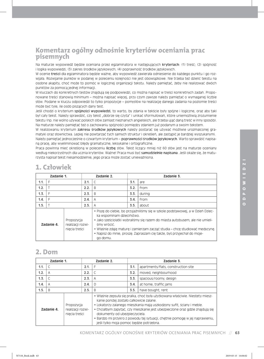 Matura 2019: Język angielski - przykładowe zadania /