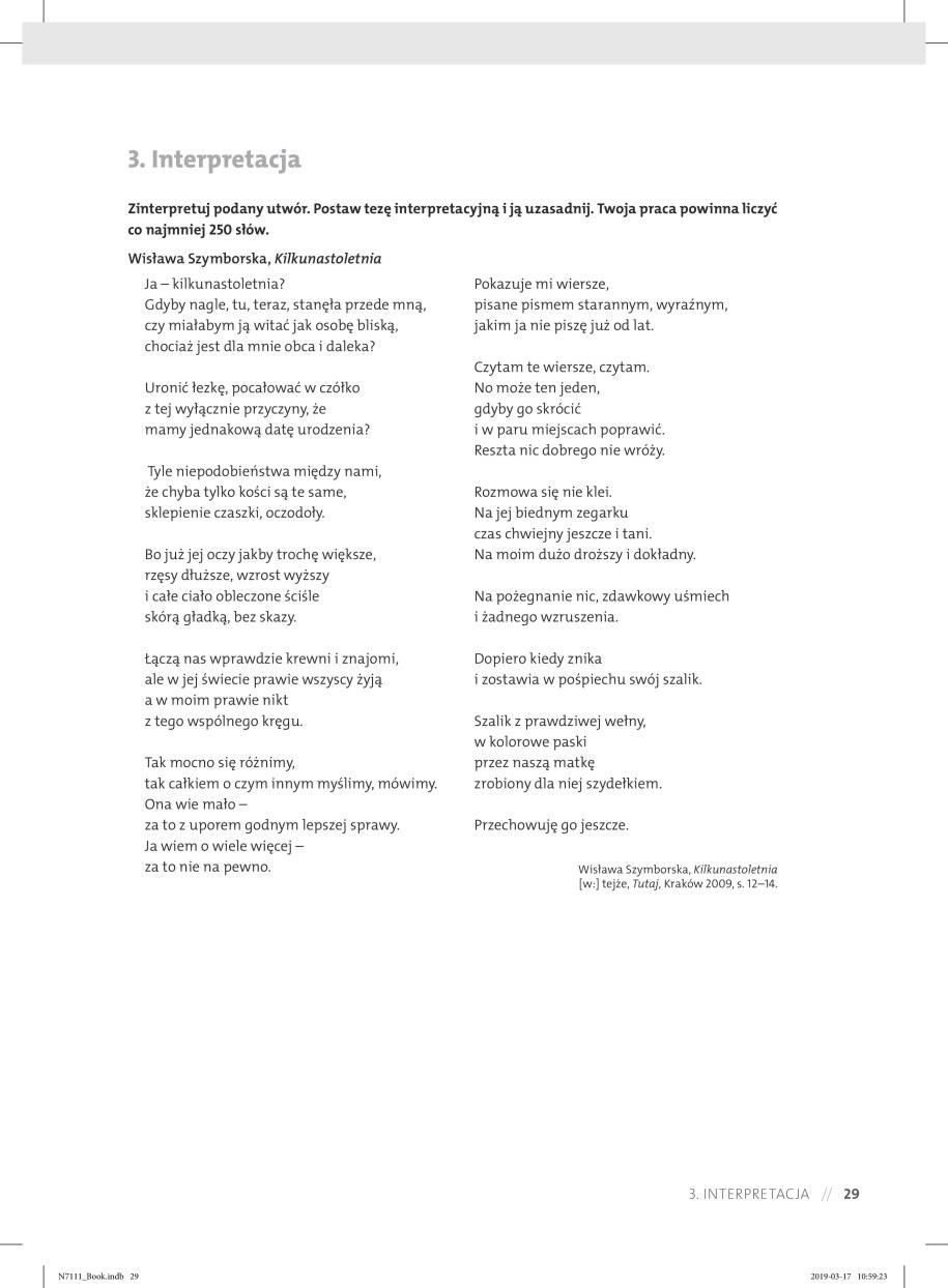 Matura 2019: Język polski - przykładowe zadania /