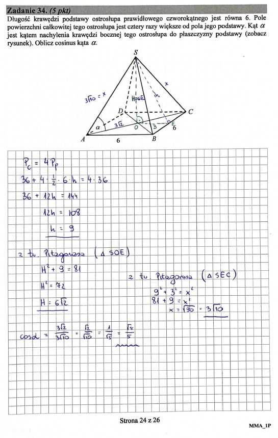 Matura Poziom Podstawowy Matematyka 2019 Matura 2019: Matematyka - poziom podstawowy. Arkusz CKE i odpowiedzi