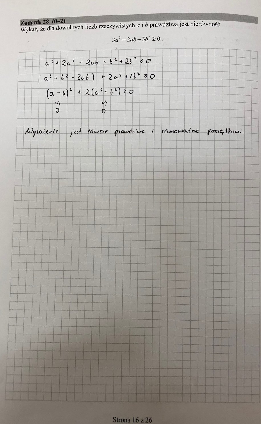 Matura 2019,  matematyka - poziom podstawowy /RMF24