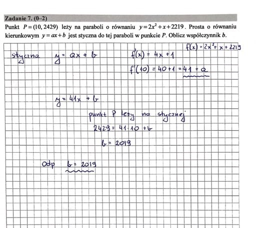 Matura 2019: Matematyka poziom rozszerzony /INTERIA.PL