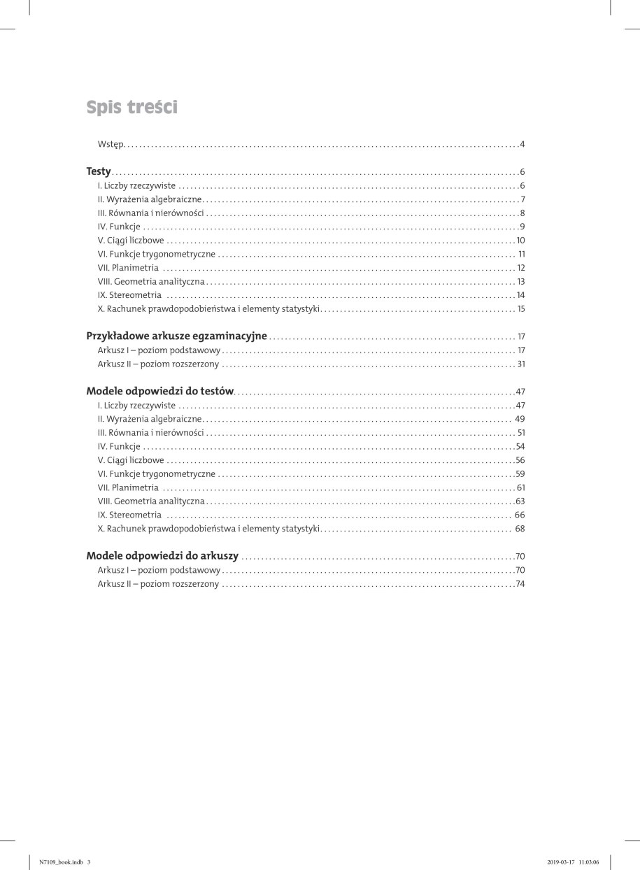Matura 2019: Matematyka - przykładowe zadania /
