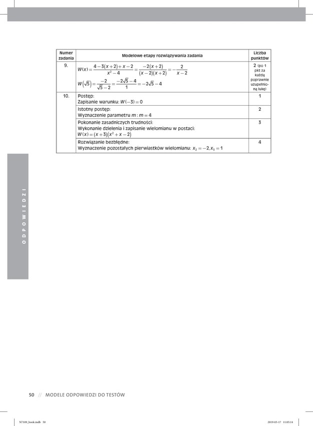 Matura 2019: Matematyka - przykładowe zadania /