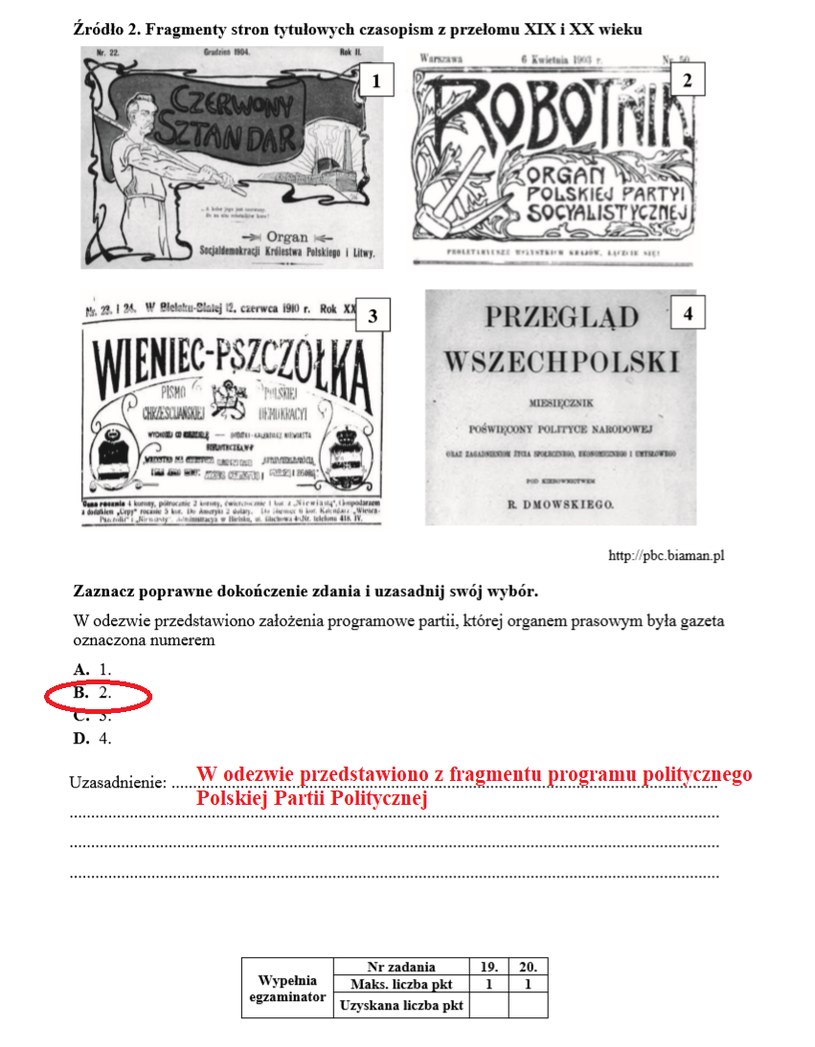 Matura 2020: Historia /INTERIA.PL