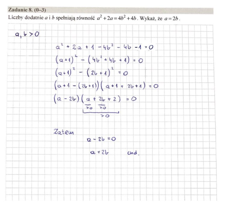 MATURA 2020. Matematyka poziom rozszerzony. Arkusz CKE i odpowiedzi. Strona 6 /INTERIA.PL