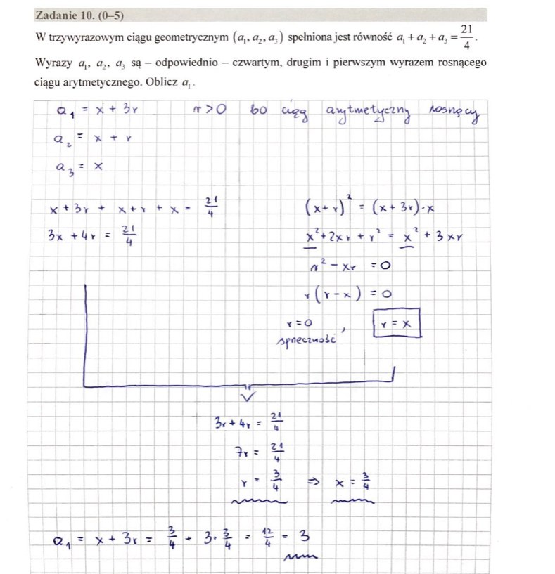 MATURA 2020. Matematyka poziom rozszerzony. Arkusz CKE i odpowiedzi. Strona 8 /INTERIA.PL