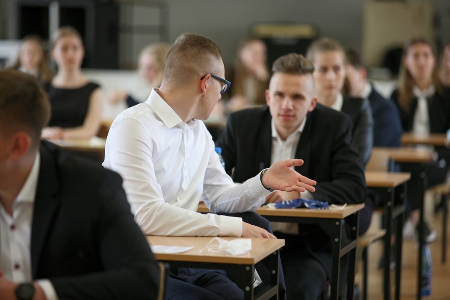 Matura 2020 w I LO im. Tadeusza Kościuszki w Gorzowie Wielkopolskim, 8 czerwca / 	Lech Muszyński    /PAP