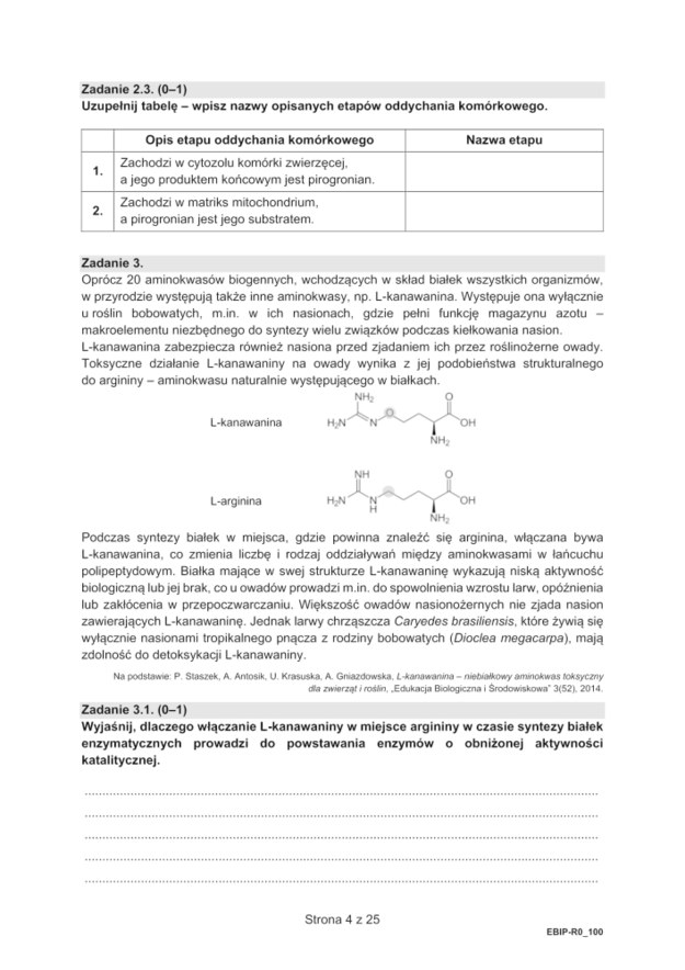 Matura 2021: Biologia, poziom rozszerzony - arkusz zadań /CKE /