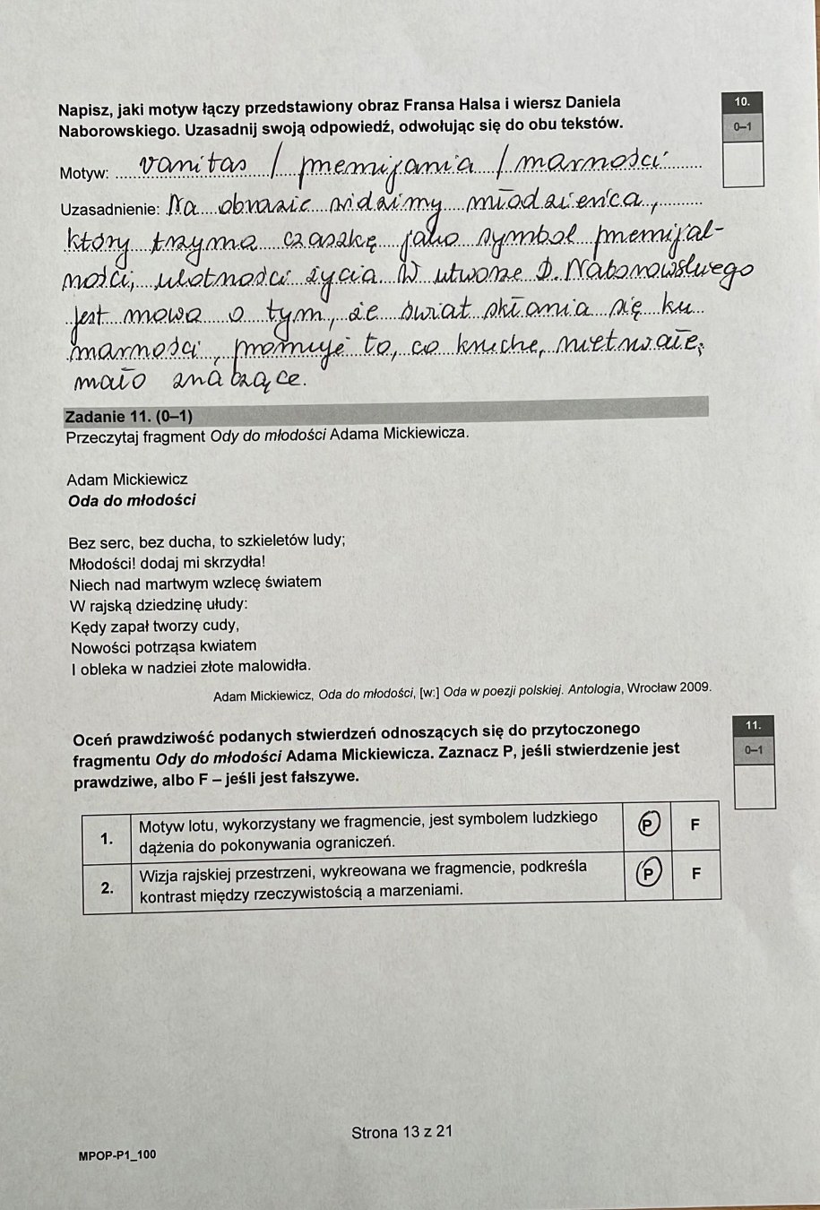 Matura 2023. Język polski - odpowiedzi /RMF FM