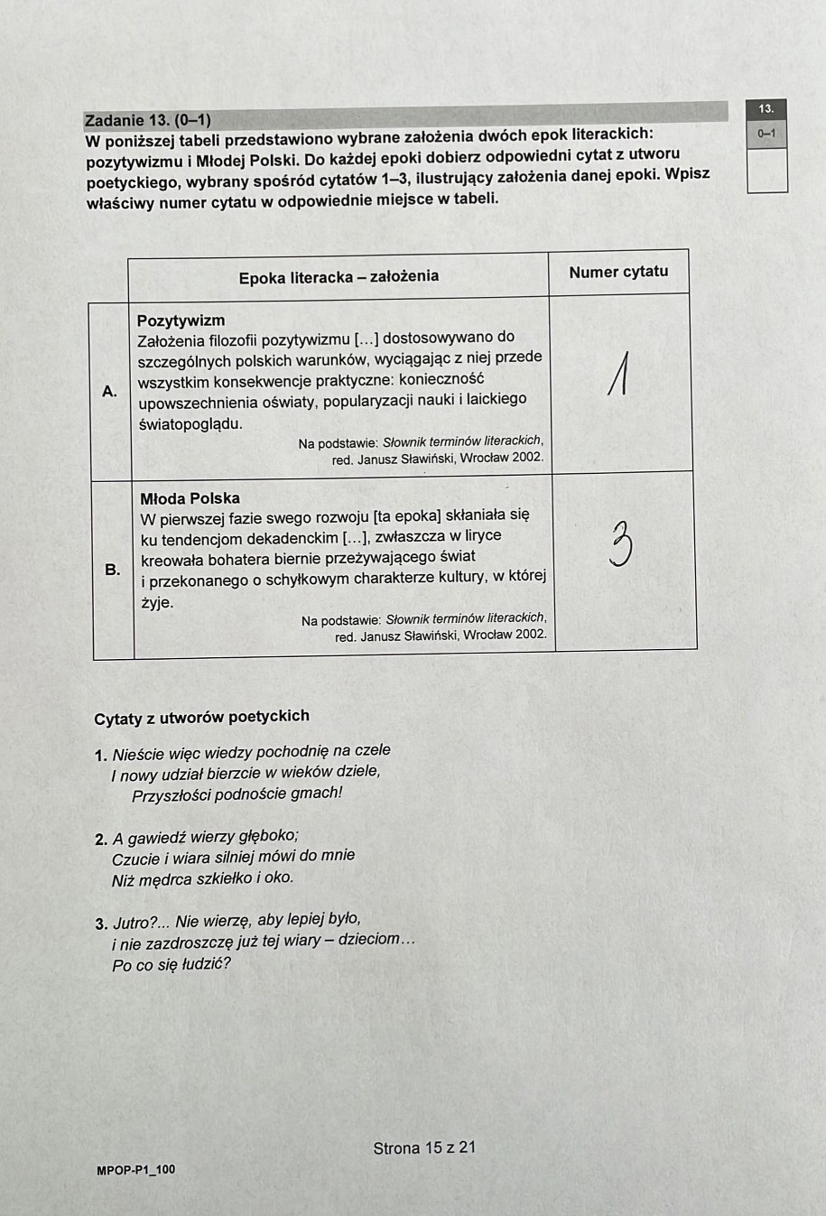 Matura 2023. Język polski - odpowiedzi /RMF FM