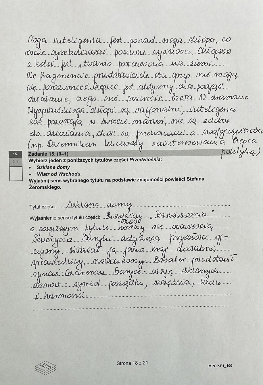 Matura 2023. Język polski - odpowiedzi /RMF FM