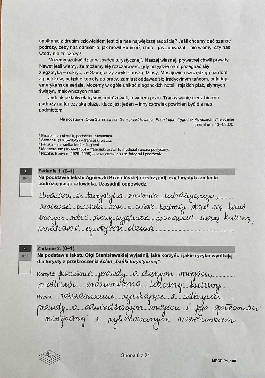 Matura 2023. Język polski - odpowiedzi /RMF FM