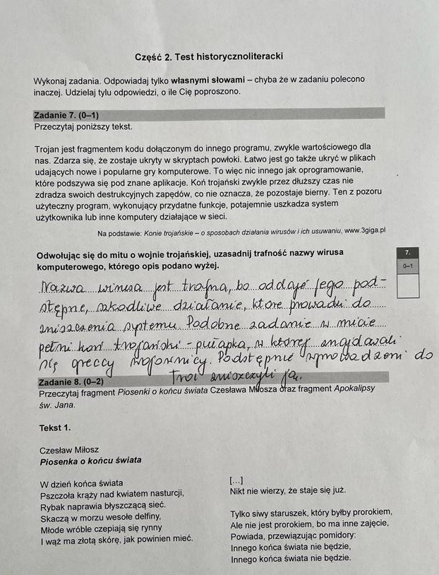 Matura 2023. Język polski, poziom podstawowy /RMF FM