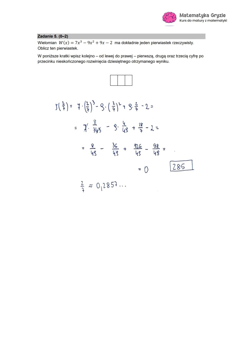 Matura 2023: Matematyka na poziomie rozszerzonym /MATEMATYKA GRYZIE /RMF FM
