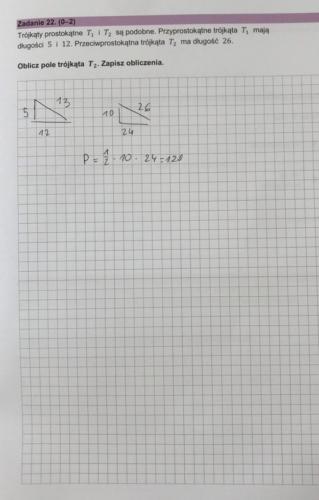 Matura 2023 z matematyki. Arkusz CKE, propozycja rozwiązań /RMF FM