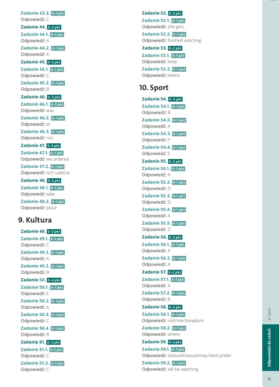 Matura 2024: Język angielski, przykładowe zadania i odpowiedzi /Materiały prasowe