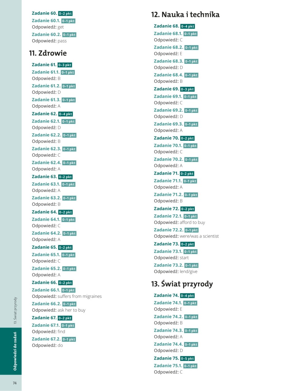 Matura 2024: Język angielski, przykładowe zadania i odpowiedzi /Materiały prasowe