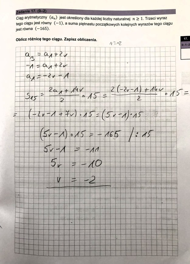 Matura 2024. Matematyka, nowa formuła, poziom podstawowy - propozycje rozwiązań /Piotr Bułakowski /RMF FM