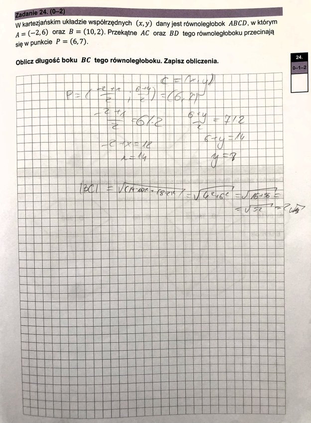 Matura 2024. Matematyka, nowa formuła, poziom podstawowy - propozycje rozwiązań /Piotr Bułakowski /RMF FM