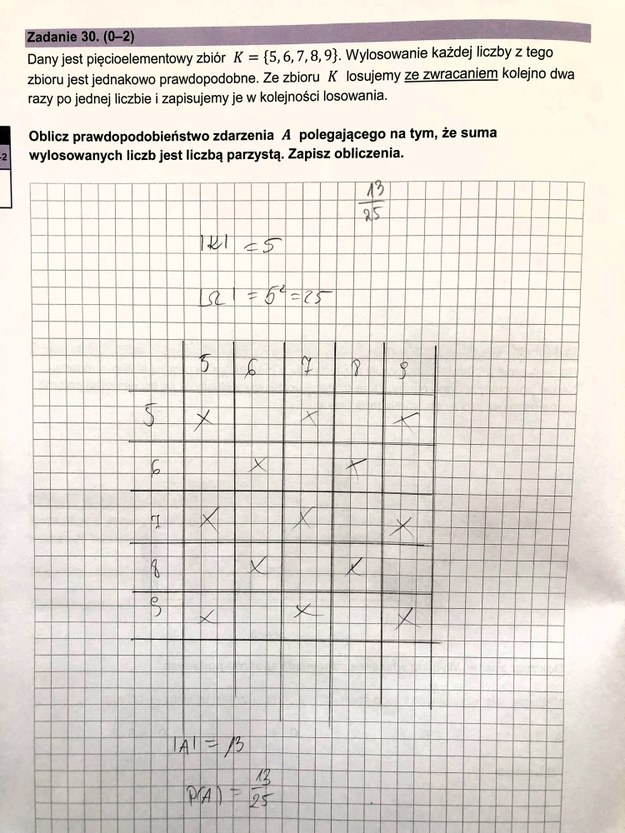 Matura 2024. Matematyka, nowa formuła, poziom podstawowy - propozycje rozwiązań /Piotr Bułakowski /RMF FM