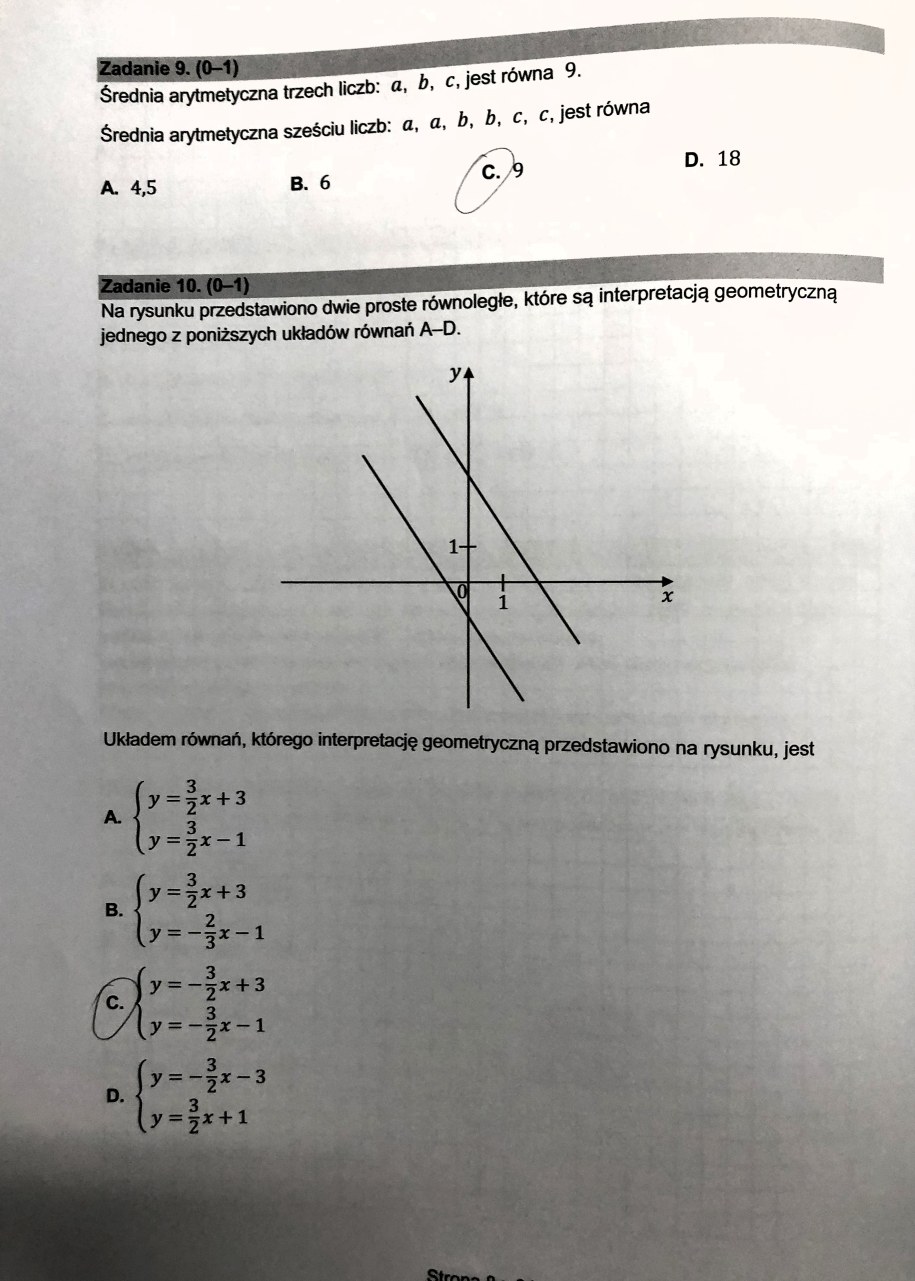 Matura 2024. Matematyka, poziom podstawowy, Formuła 2015 - odpowiedzi /Piotr Bułakowski /RMF FM