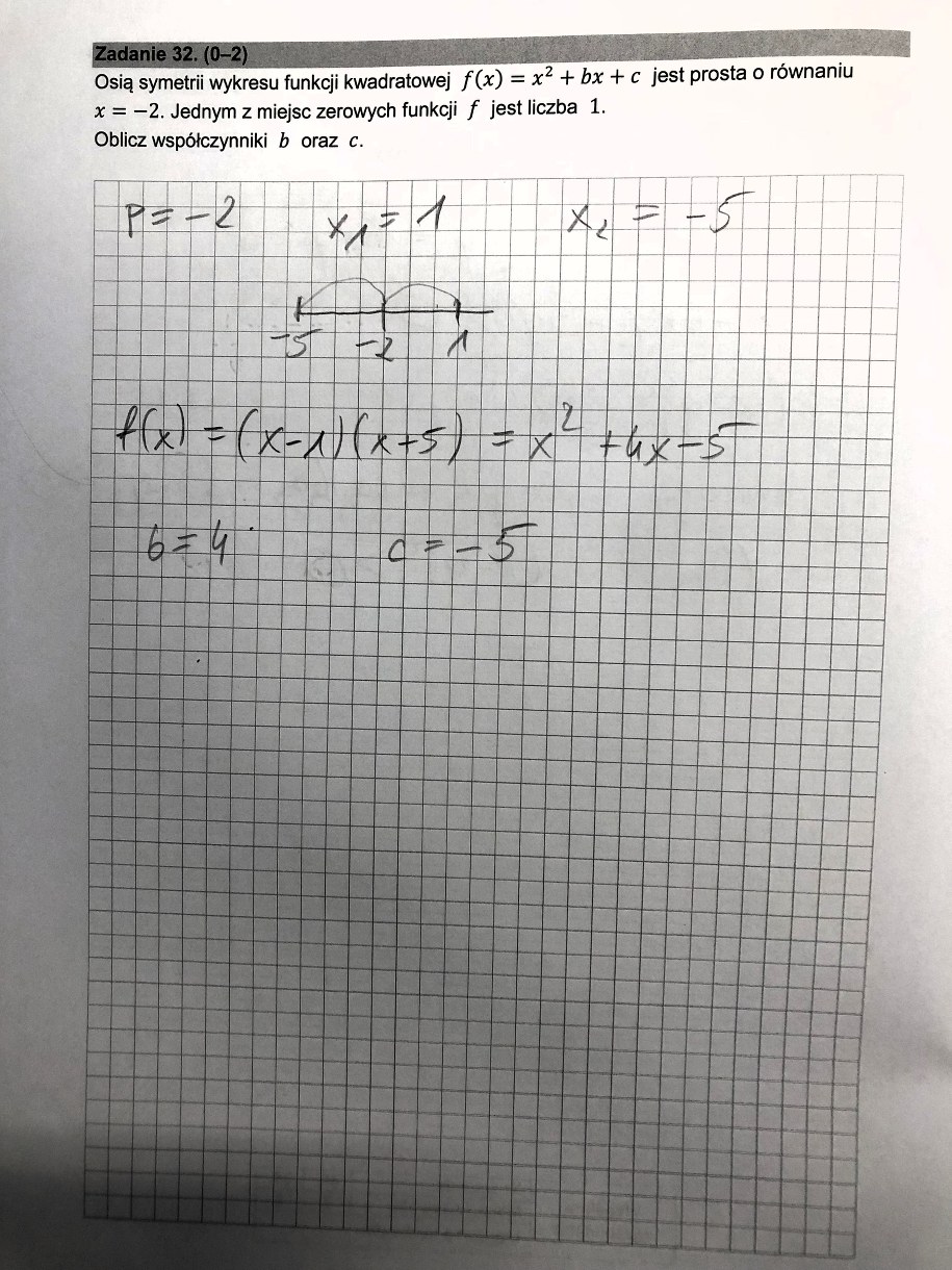 Matura 2024. Matematyka, poziom podstawowy, Formuła 2015 - odpowiedzi /Piotr Bułakowski /RMF FM