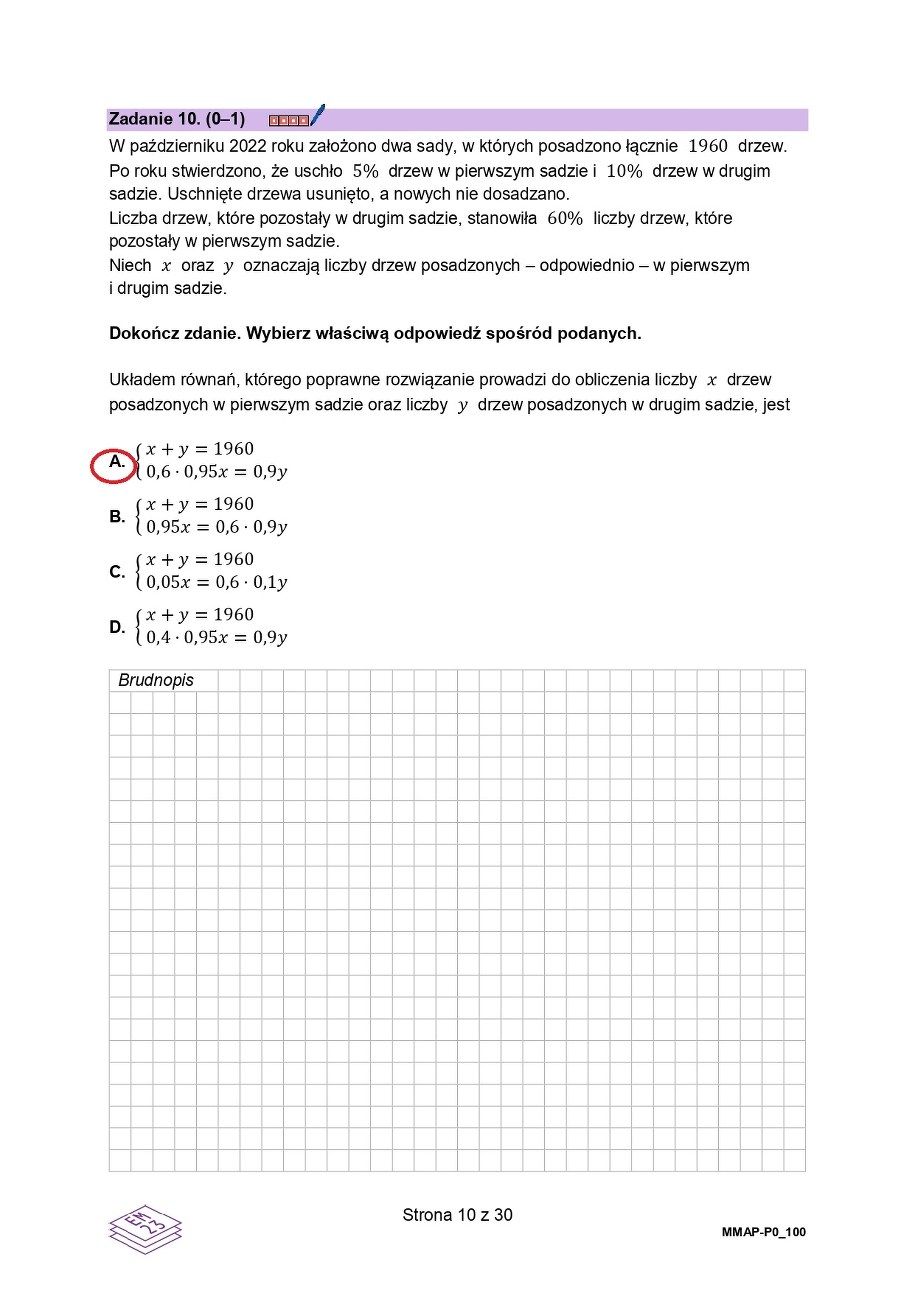 Matura 2024, matematyka, poziom podstawowy - propozycja odpowiedzi /RMF24