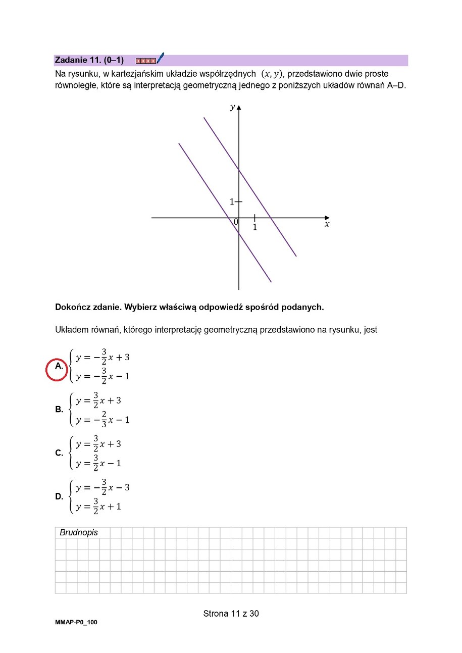 Matura 2024, matematyka, poziom podstawowy - propozycja odpowiedzi /RMF FM