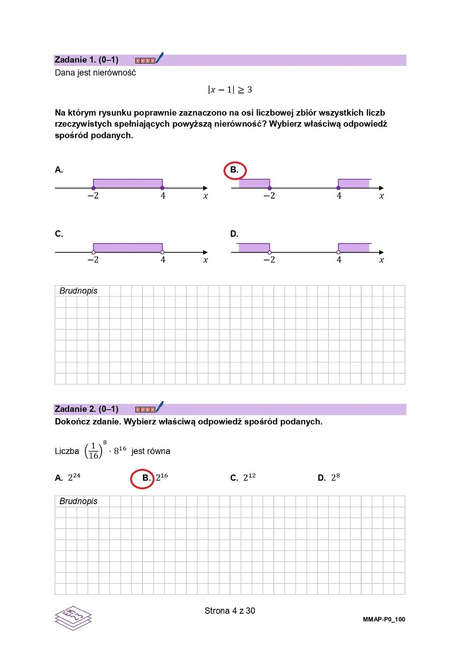 Matura 2024, matematyka, poziom podstawowy - propozycja odpowiedzi /RMF FM
