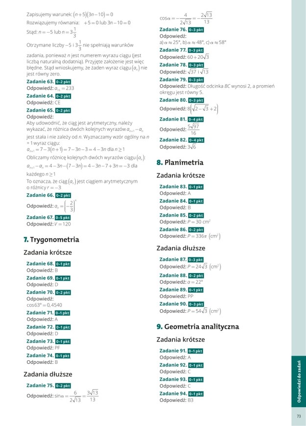 Matura 2024: Matematyka - zadania i odpowiedzi /Materiały prasowe