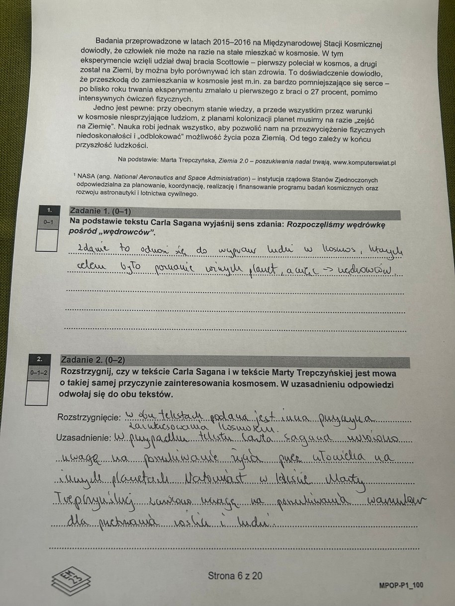 Matura 2025, jężyk polski, poziom podstawowy. Odpowiedź przygotowana przez eksperta /RMF FM