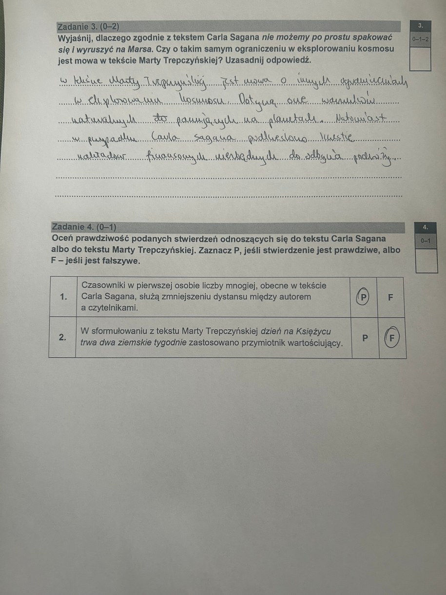Matura 2025, jężyk polski, poziom podstawowy. Odpowiedź przygotowana przez eksperta /RMF FM