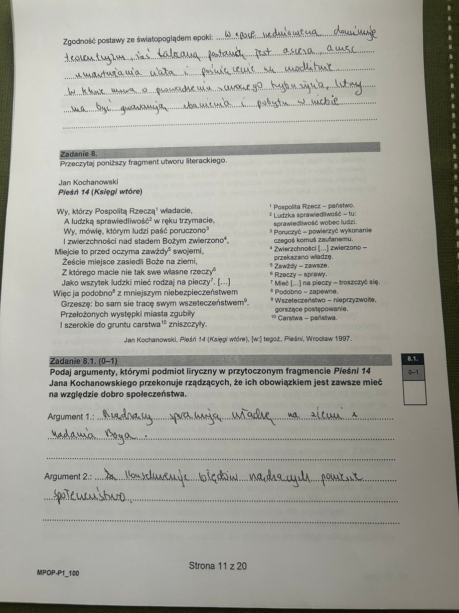 Matura 2025, jężyk polski, poziom podstawowy. Odpowiedź przygotowana przez eksperta /RMF FM