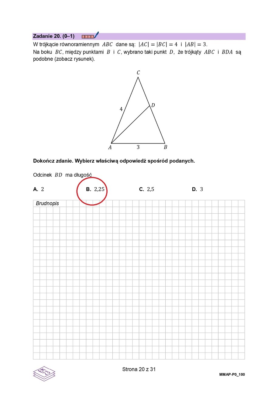 Matura 2025 z matematyki na poziomie podstawowym. Propozycja rozwiązania do arkusza CKE /CKE /