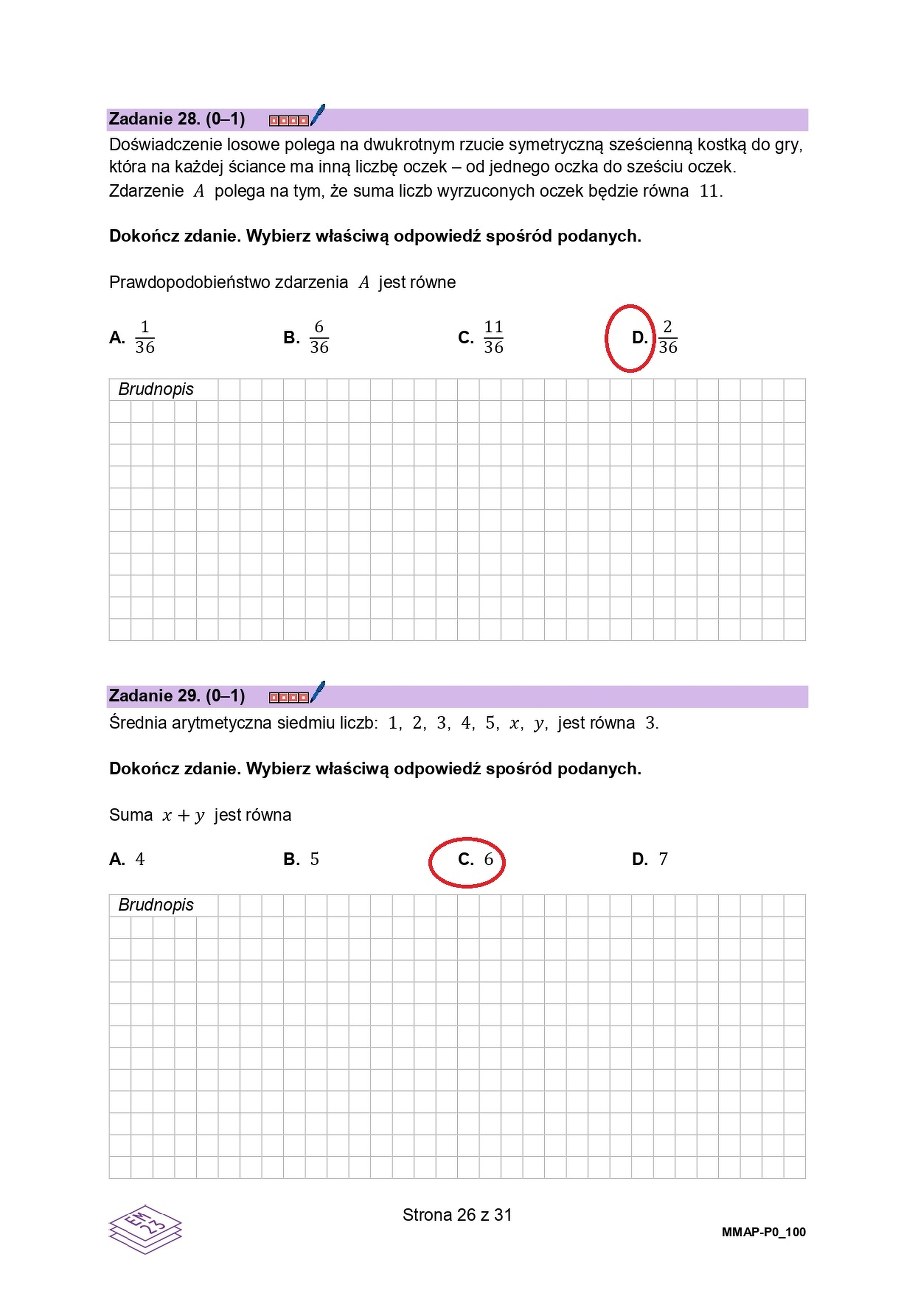 Matura 2025 z matematyki na poziomie podstawowym. Propozycja rozwiązania do arkusza CKE /CKE /