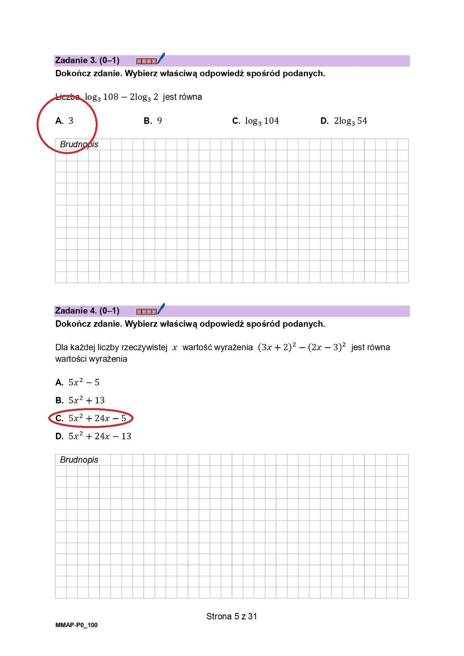 Matura 2025 z matematyki na poziomie podstawowym. Propozycje rozwiązań /CKE /