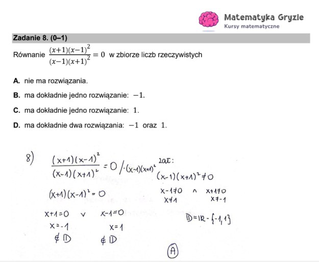 Matura formuła 2015, rozwiązania przygotowane przez Matematyka gryzie /RMF FM