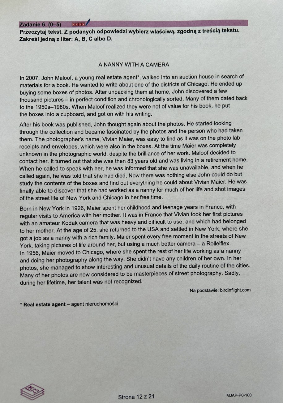 Matura z języka angielskiego na poziomie podstawowym, propozycja rozwiązania /RMF FM