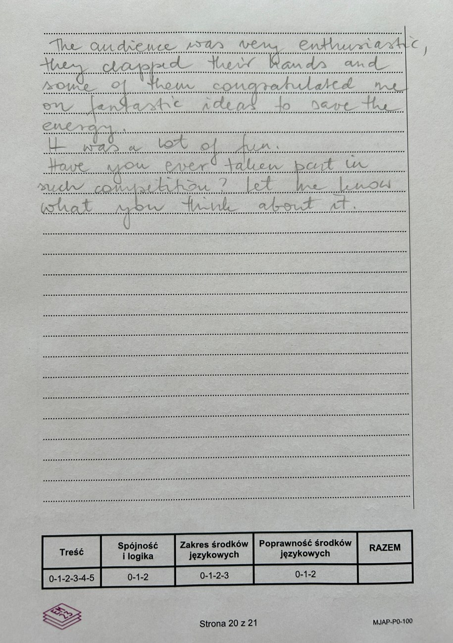 Matura z języka angielskiego na poziomie podstawowym, propozycja rozwiązania /RMF FM