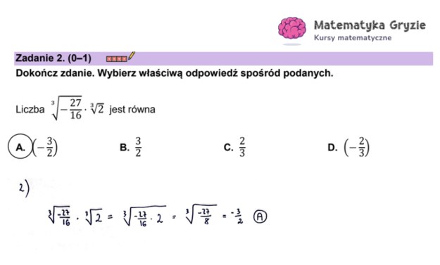 Matura z matematyki. Formuła 2023, propozycja rozwiązania /