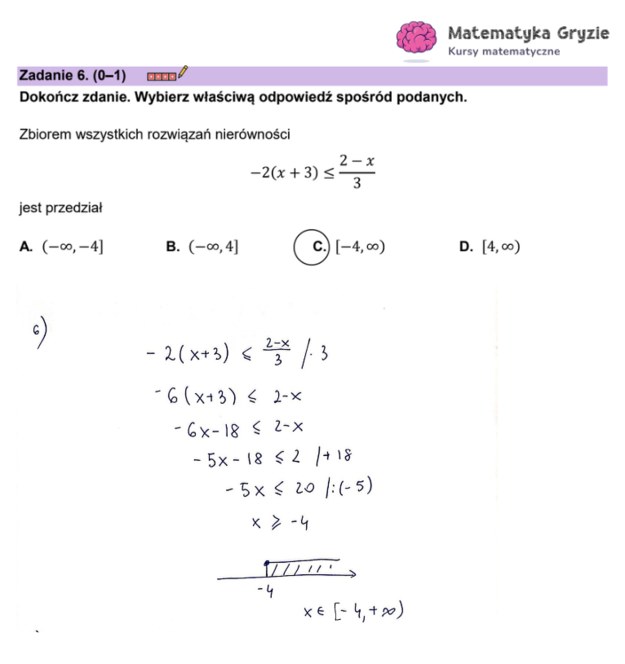 Matura z matematyki. Formuła 2023, propozycja rozwiązania /