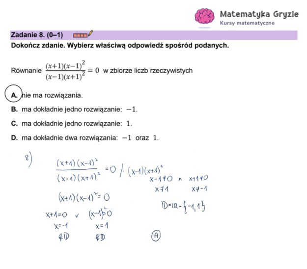 Matura z matematyki. Formuła 2023, propozycja rozwiązania /