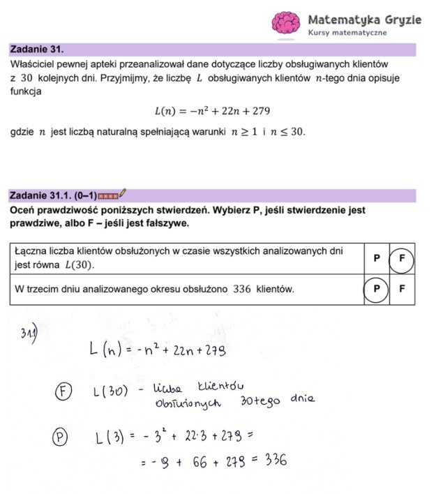 Matura z matematyki. Formuła 2023, propozycja rozwiązania /