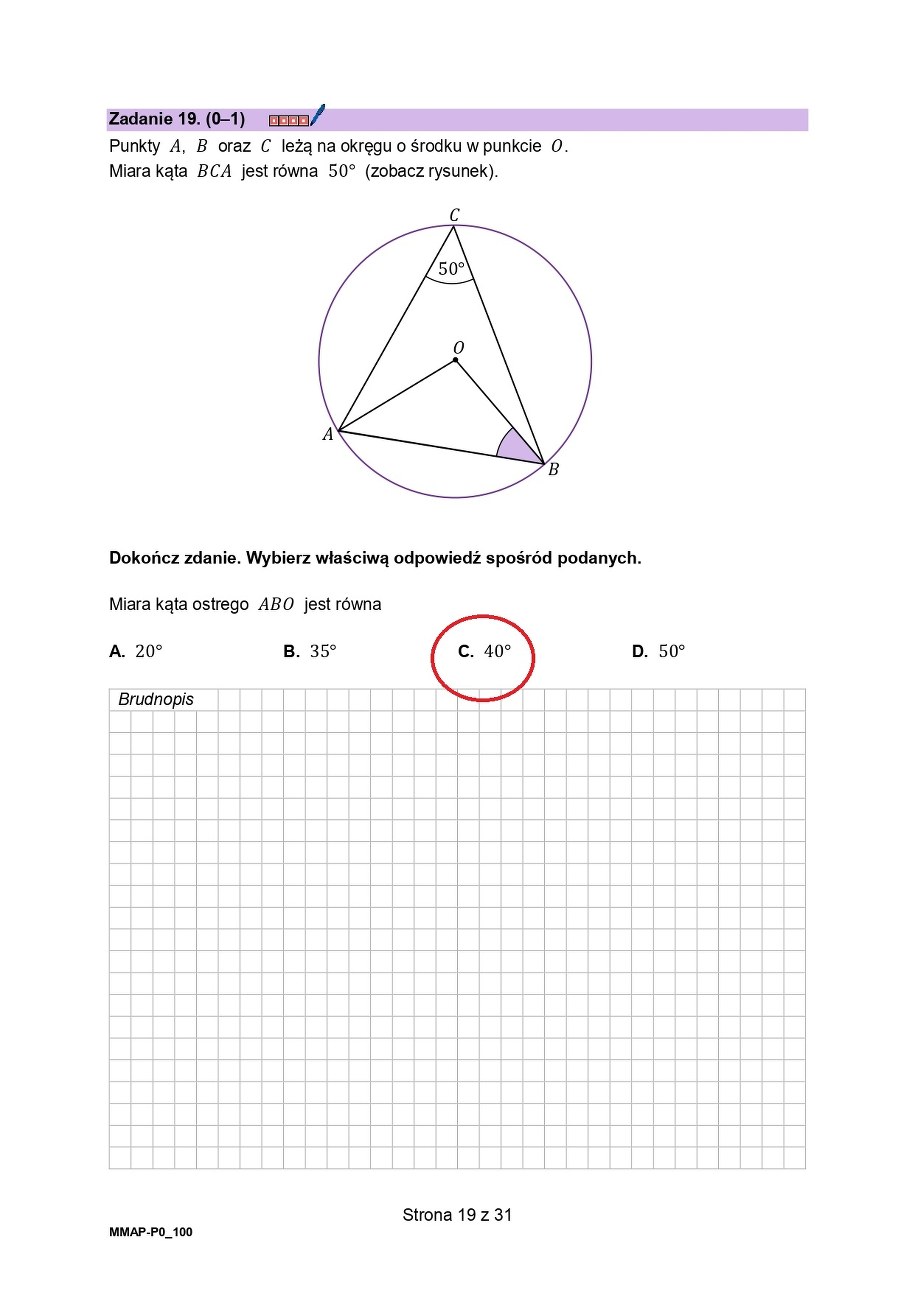 Matura z matematyki na poziomie podstawowym. Propozycja rozwiązania /CKE /