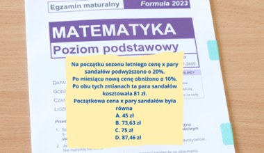 Maturę z matematyki masz już za sobą? Sprawdź, czy rozwiążesz