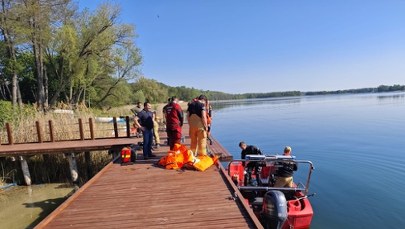Maturzyści przyjechali na Mazury. Akcja poszukiwawcza na jeziorze Juksty