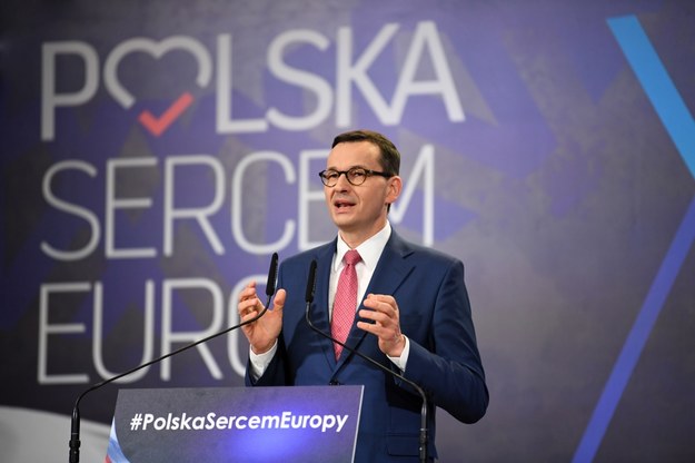 Matusz Morawiecki podczas konwencji PIS w Lublinie /Wojciech Pacewicz /PAP