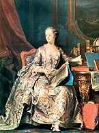 Maurice Quentin de La Tour, portret Jeanne Antoinette Pompadour /Encyklopedia Internautica
