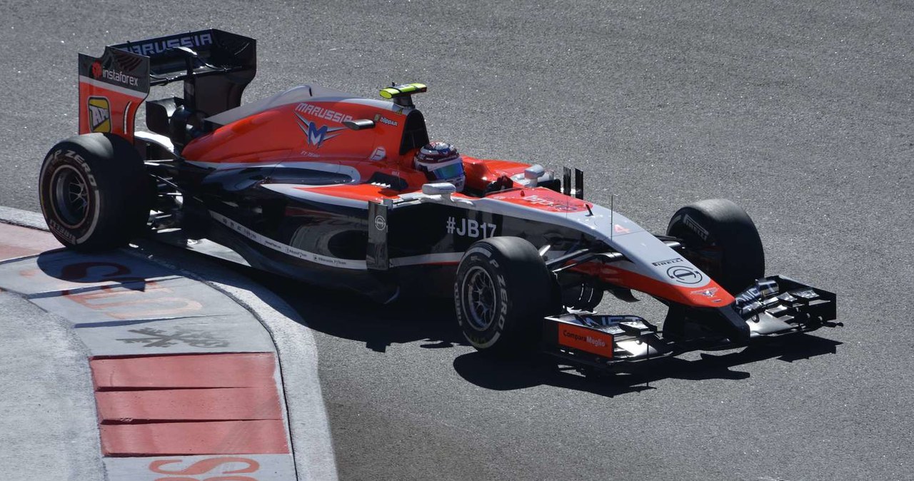 Max Chilton w bolidzie Marussia /AFP