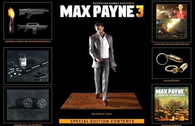 Max Payne 3 i zawartość Edycji Specjalnej /Informacja prasowa